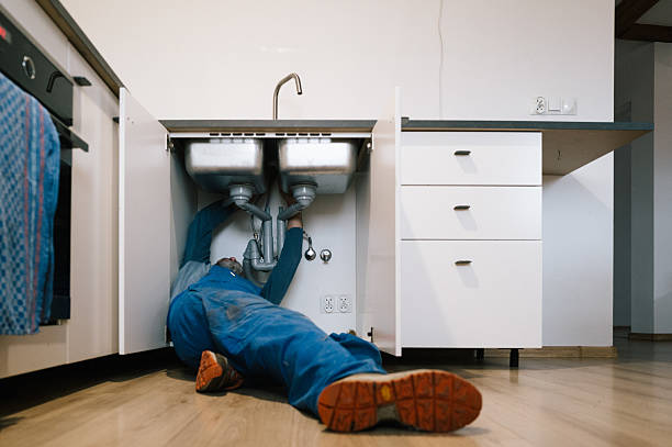 Professional Leak Detection technician working in Gerton, NC